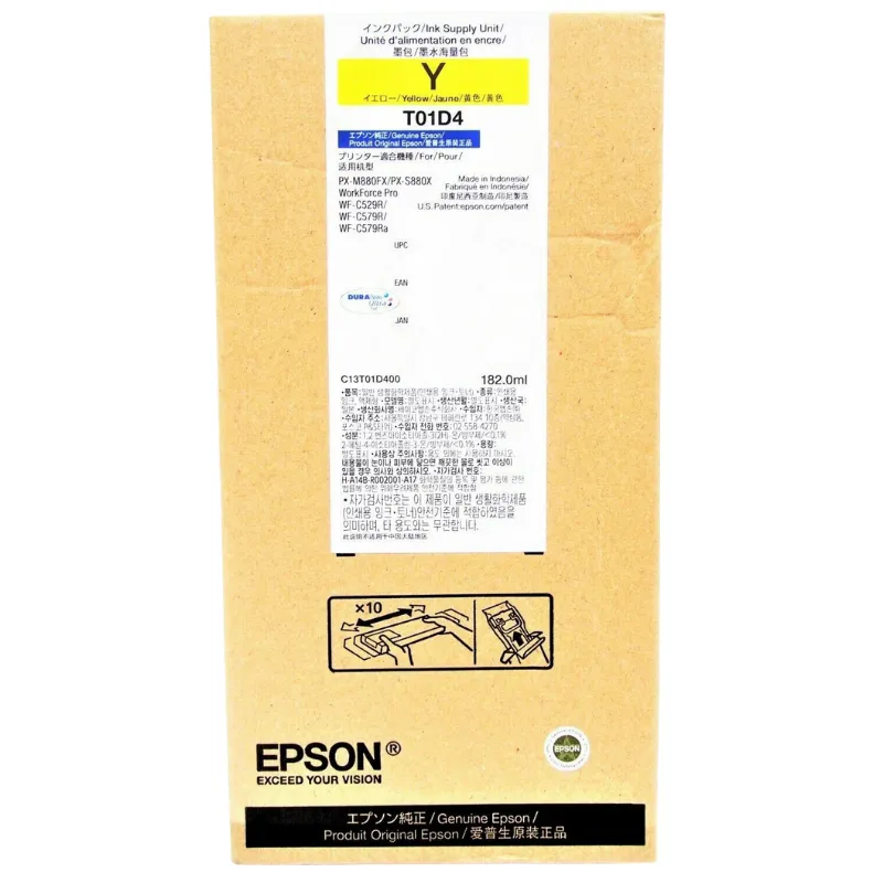 Tinta (Epson) T-01D400 YE / C13T01D400
