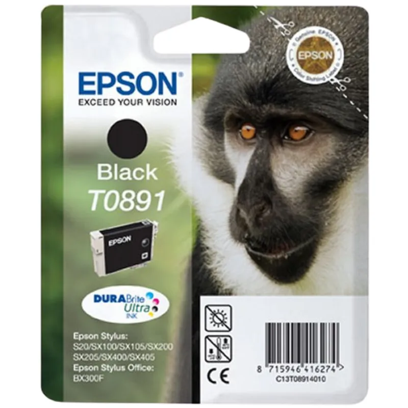 Tinta (Epson) T-0891 BK / C13T08914011