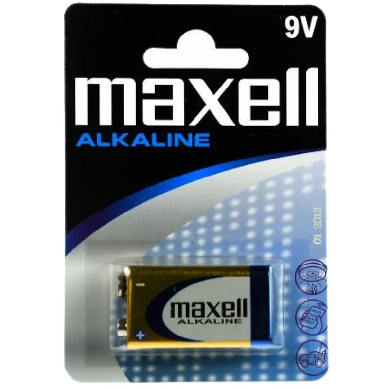 MAXELL Alkaline 9V 6LR61 1KOM