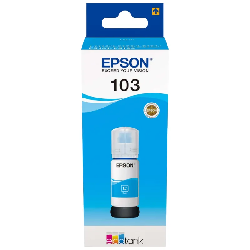 Tinta (Epson) 103 CY / C13T00S24A Tinta (Epson) 103 CY / C13T00S24A