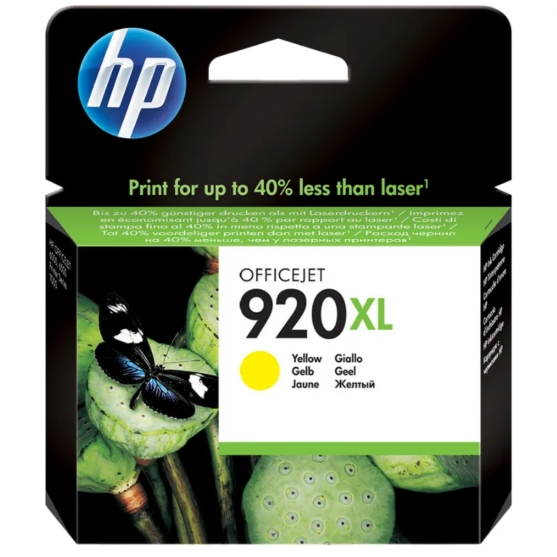 Tinta (HP) 920 YE XL / CD974AE