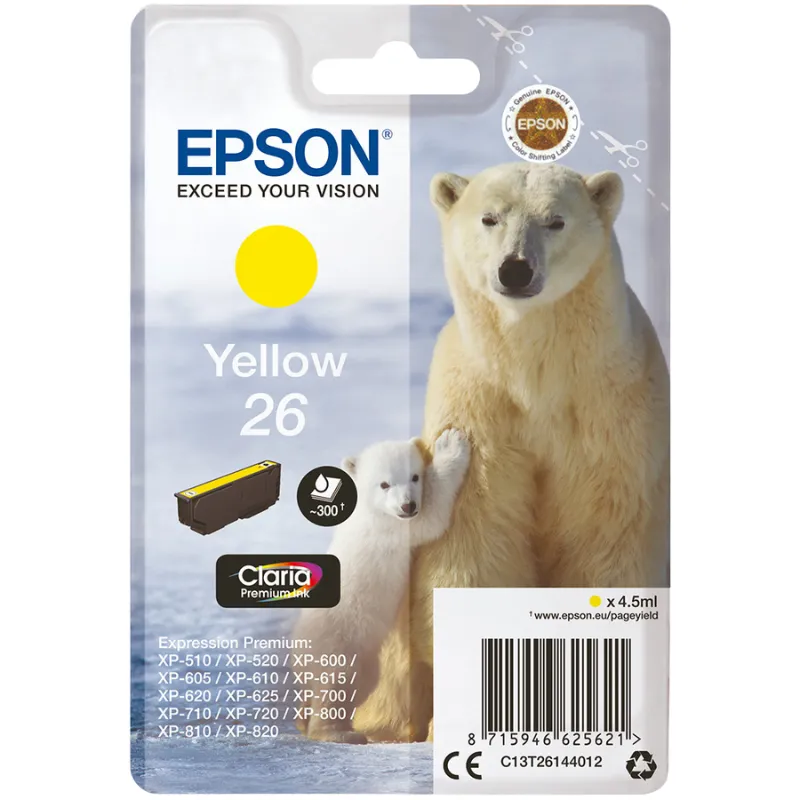 Tinta (Epson) T-2614 YE / C13T26144012