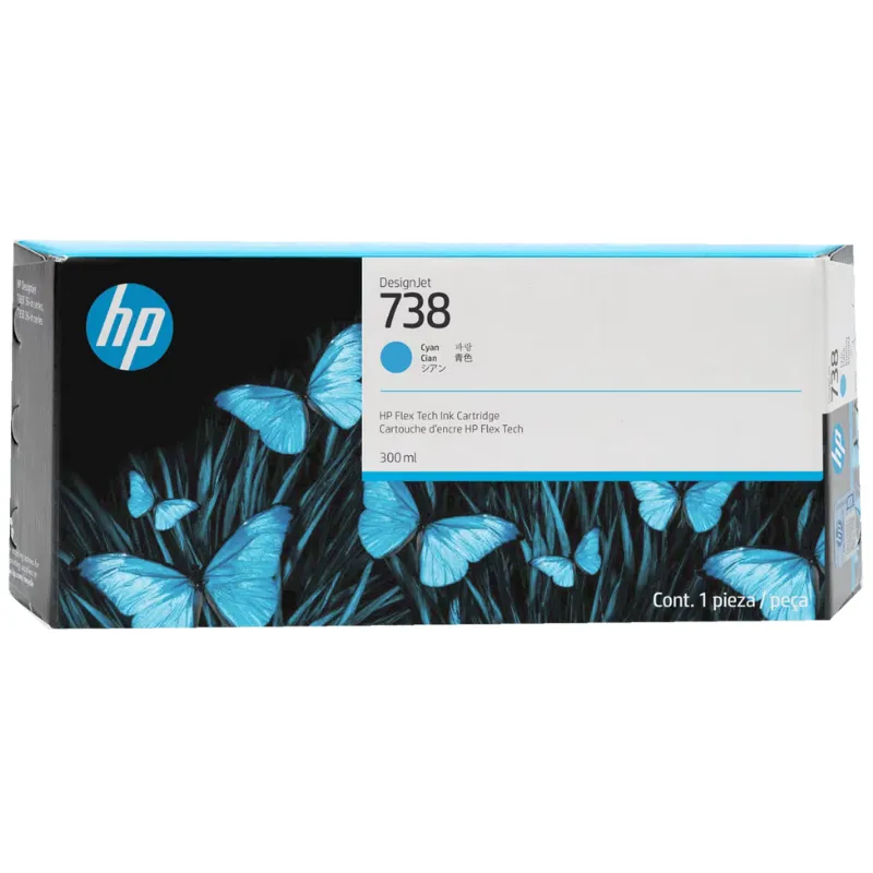 Tinta (HP) 738 CY XL / 676M6A