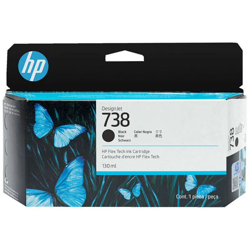Tinta (HP) 738 BK / 498N4A