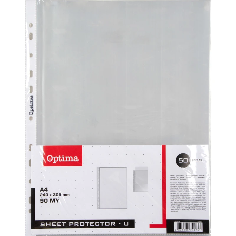 Fascikl UR uložni 90my OPTIMA A4 50/1 20103/A P1/40