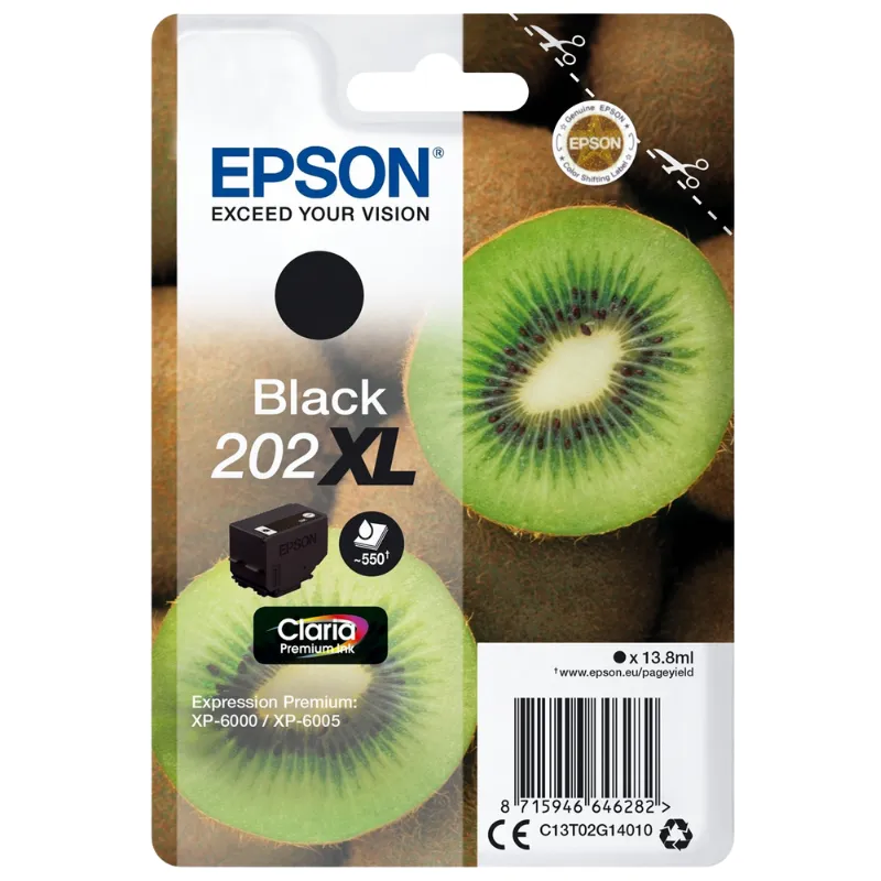 Tinta (Epson) 202 BK XL / C13T02G14010
