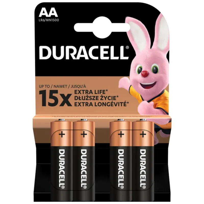 DURACELL Basic AA MN1500 4KOM