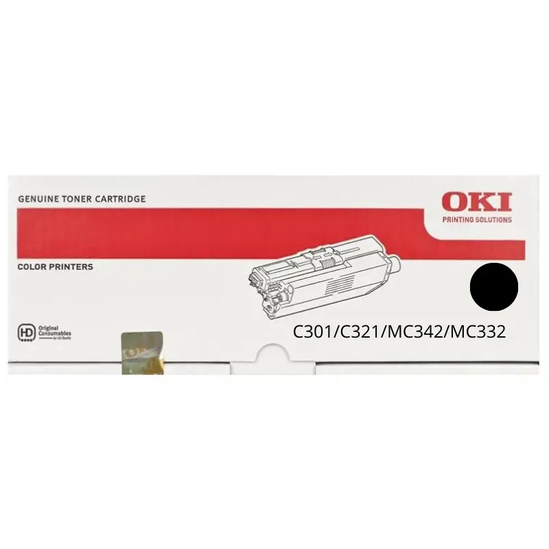 Toner (Oki) C-301 BK / 44973536