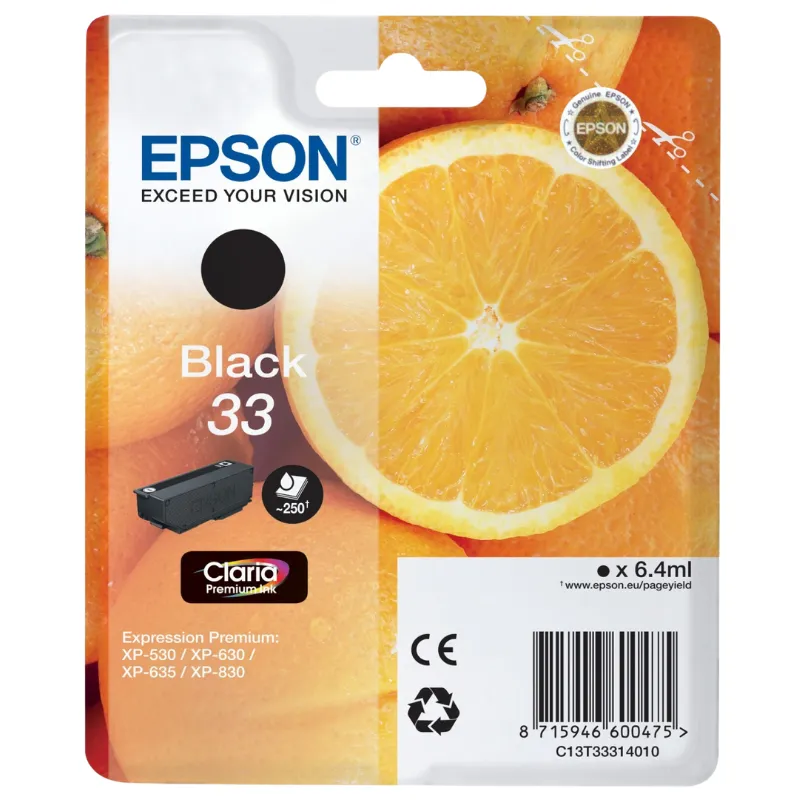 Tinta (Epson) T-3331 BK / C13T33314012