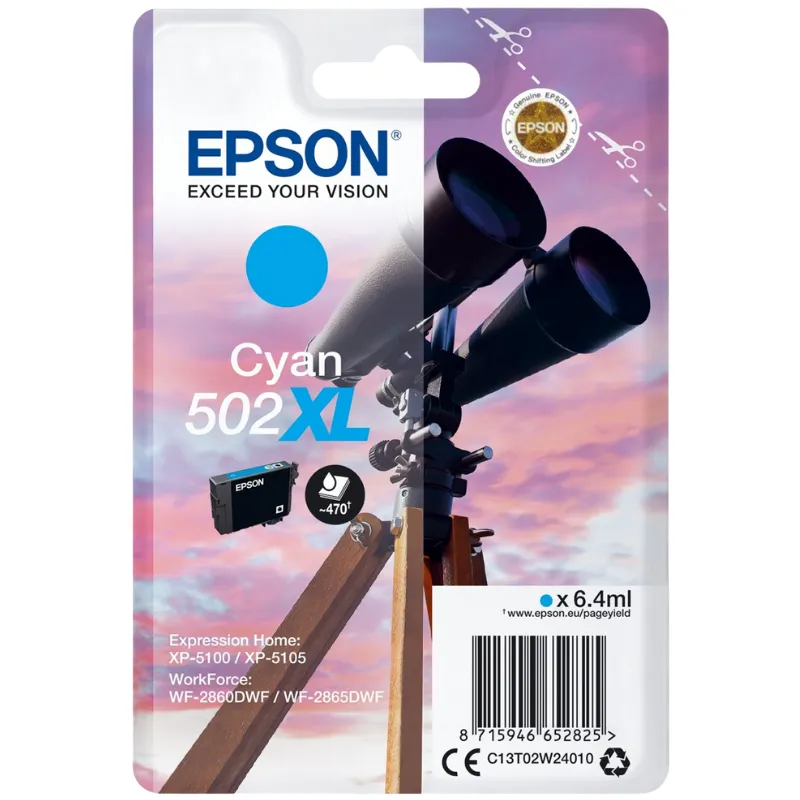 Tinta (Epson) 502 CY XL / C13T02W24010