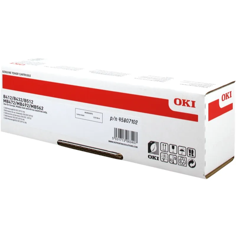 Toner (Oki) B-412 LY / 45807102