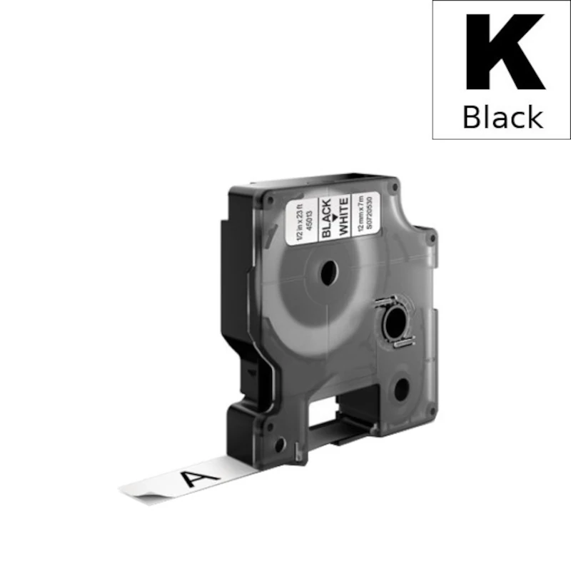 Traka Za Označavanje Zamjenska (Dymo) 45013 BK|WH [12mm*7m] / S0720530