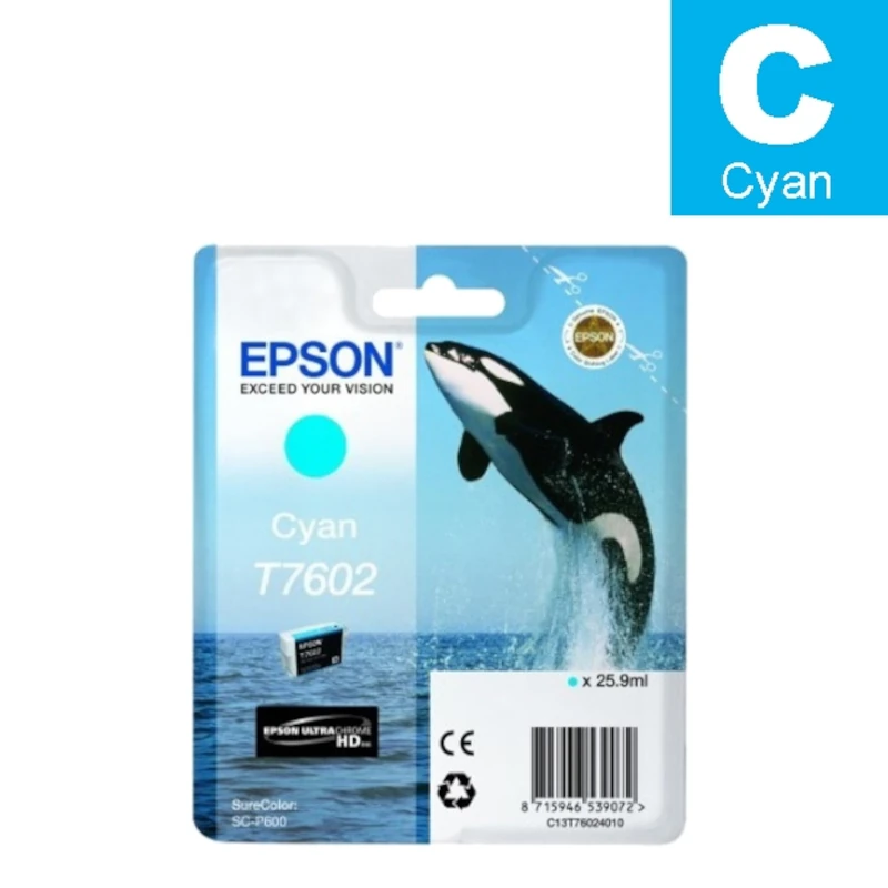 Tinta (Epson) T-7602 CY / C13T76024010