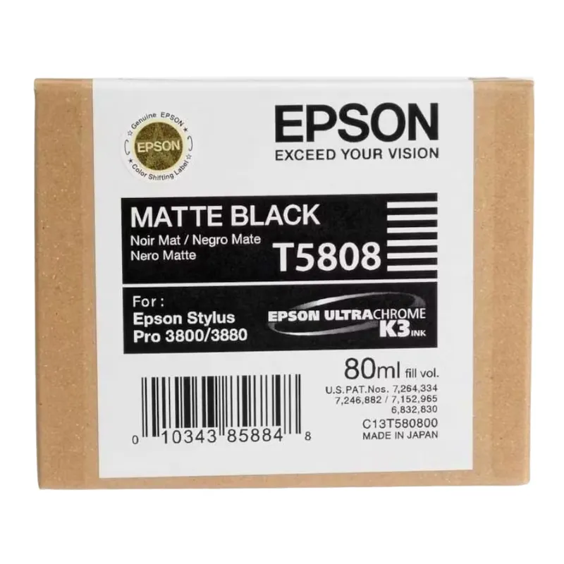 Tinta (Epson) T-5808 MBK / C13T580800
