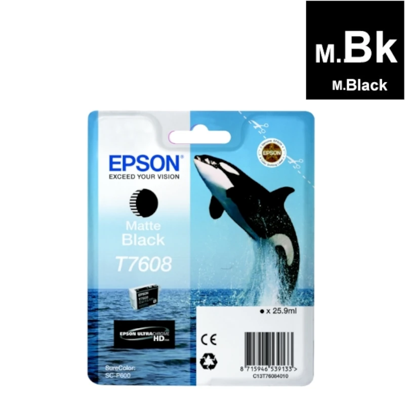 Tinta (Epson) T-7608 MBK / C13T76084010