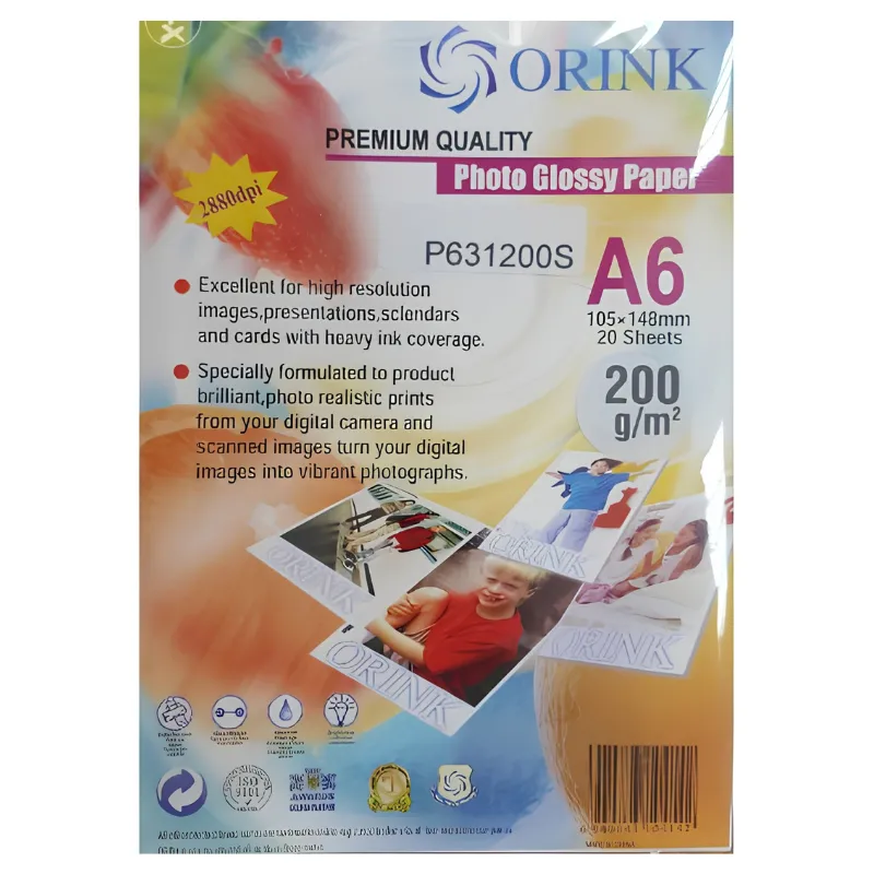 Papir Foto Glossy A6 200g