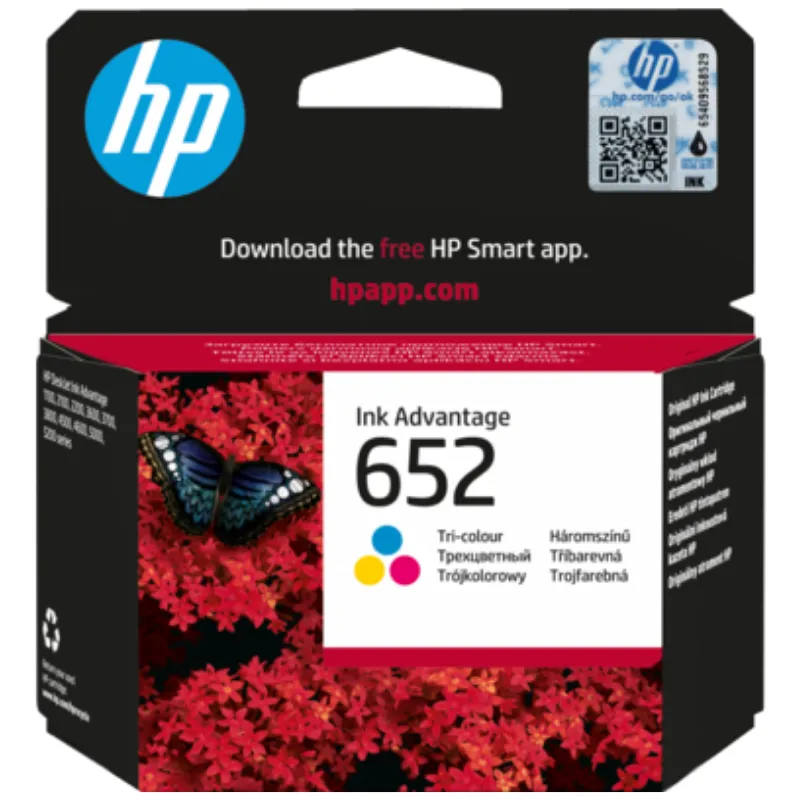 Tinta (HP) 652 CMY / F6V24AE