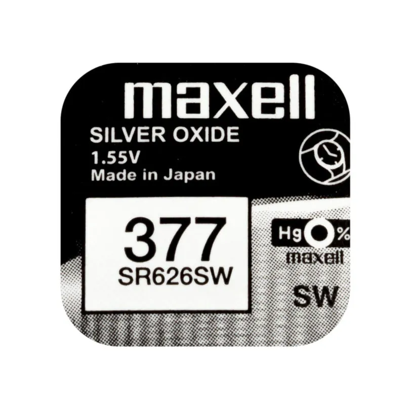 Baterija (Maxell) Silver Oxide 377 | SR626SW | SR66 /1KOM