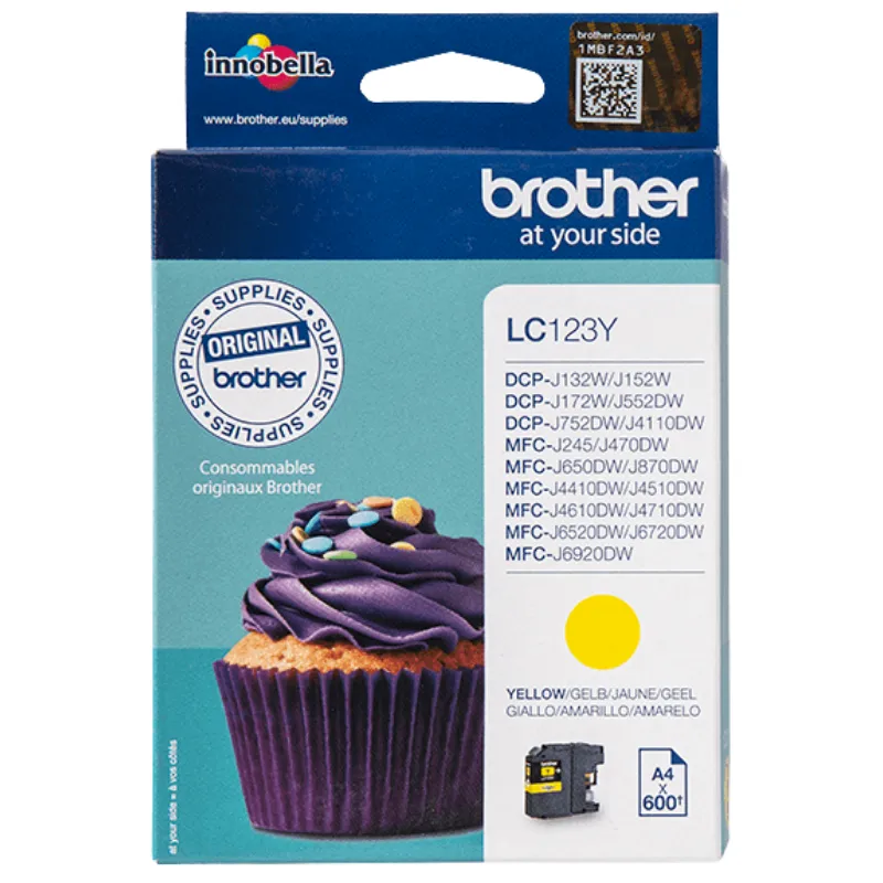 Tinta (Brother) LC-123 YE / LC123Y