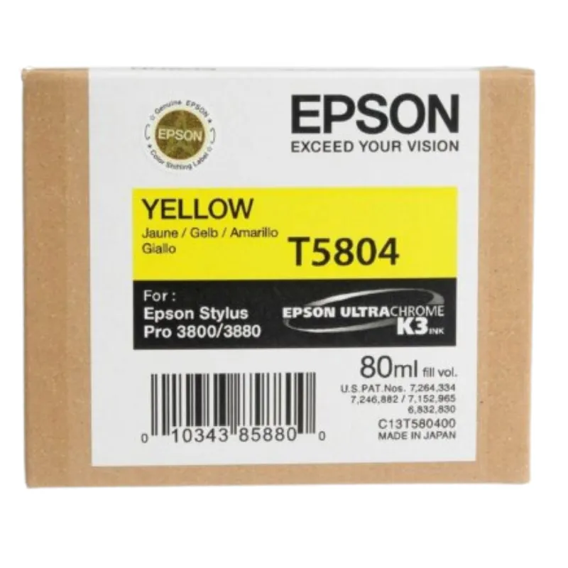 Tinta (Epson) T-5804 YE / C13T580400