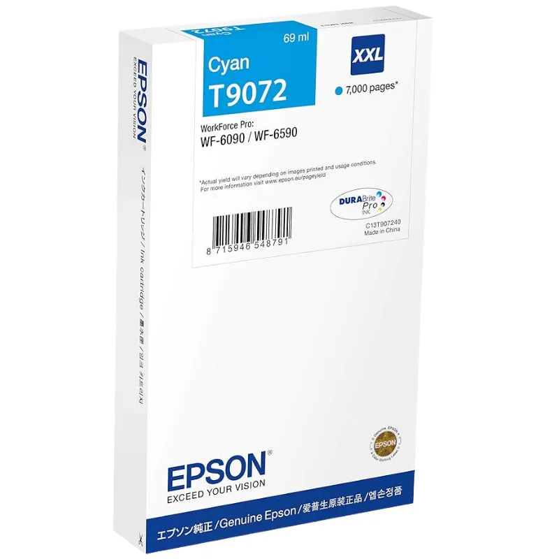 Tinta (Epson) T-9072 CY XXL / C13T907240
