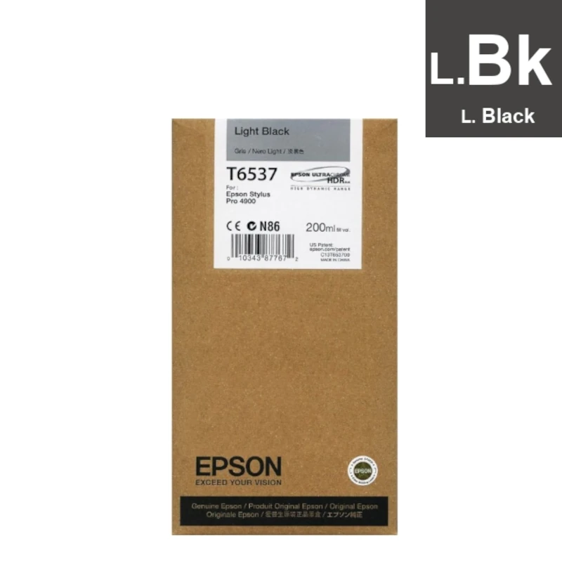Tinta (Epson) T-6537 LBK / C13T653700