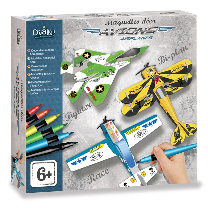 Kreativni set 3D maketa CREALIGN Avioni P5