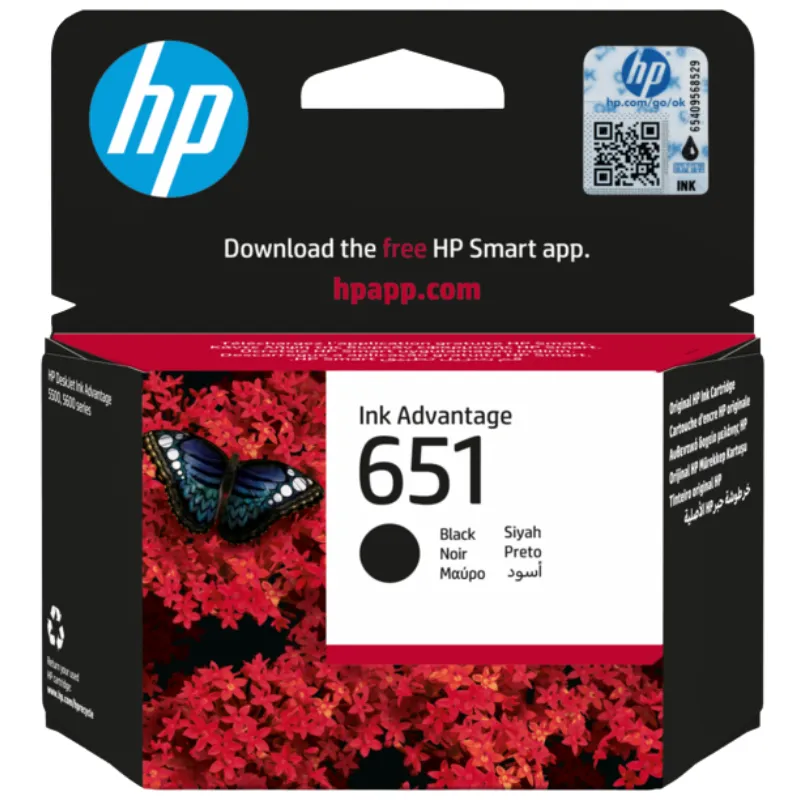 Tinta (HP) 651 BK / C2P10AE