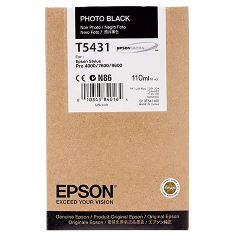 Tinta (Epson) T-5431 PBK / C13T543100