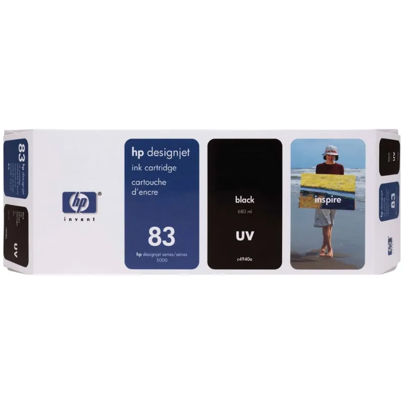 Tinta (HP) 83 BK / C4940A