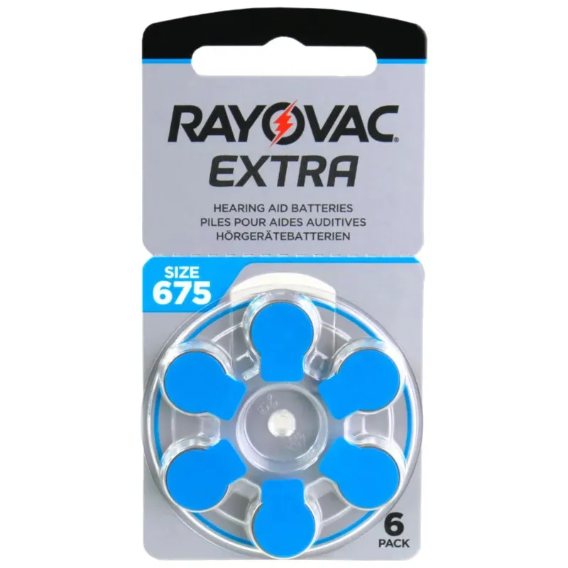 Baterija Za Slušni Aparat (Rayovac) Extra 675 | PR44 | HA675 /6KOM