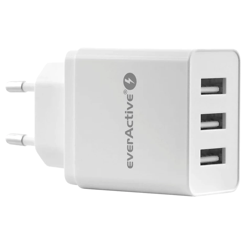 Adapter (EverActive) SC-300 3xUSB 3,4A