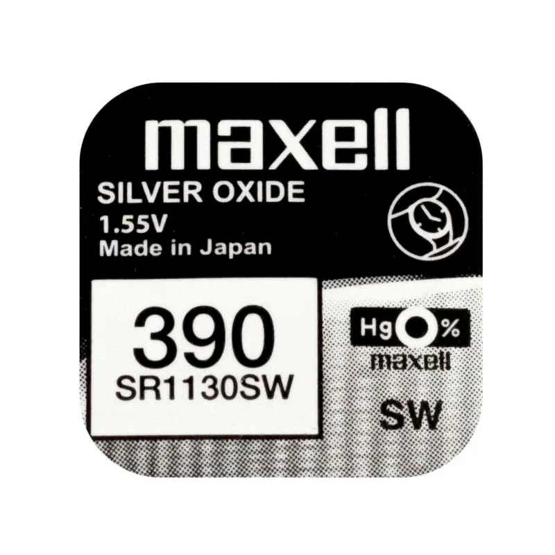 Baterija (Maxell) Silver Oxide 390 | SR1130SW | SR54 /1KOM