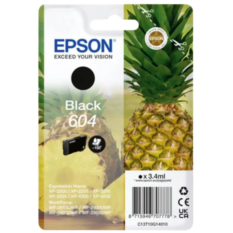 Tinta (Epson) 604 BK / C13T10G14010