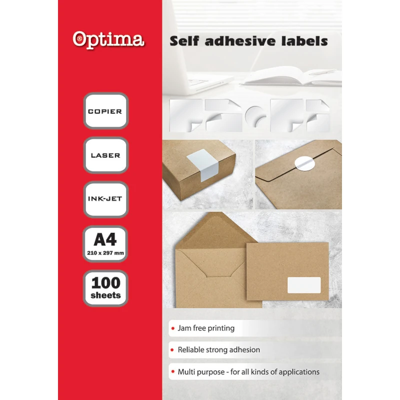 Etikete IJ-Laser A4 105x42,3 100E653 - 14 OPTIMA P10