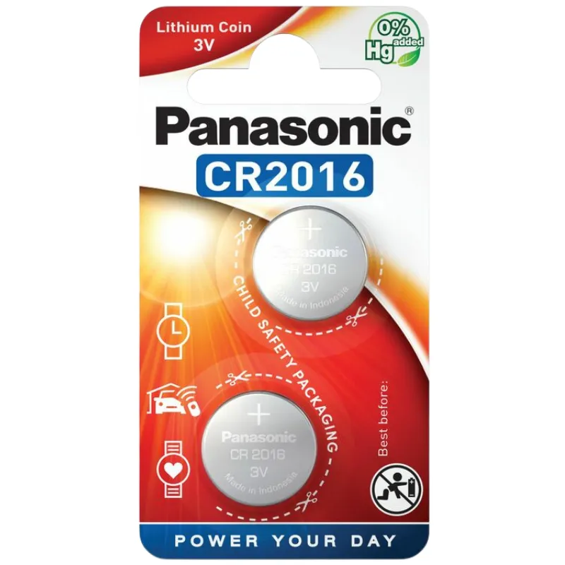PANASONIC Lithium CR2016 2KOM
