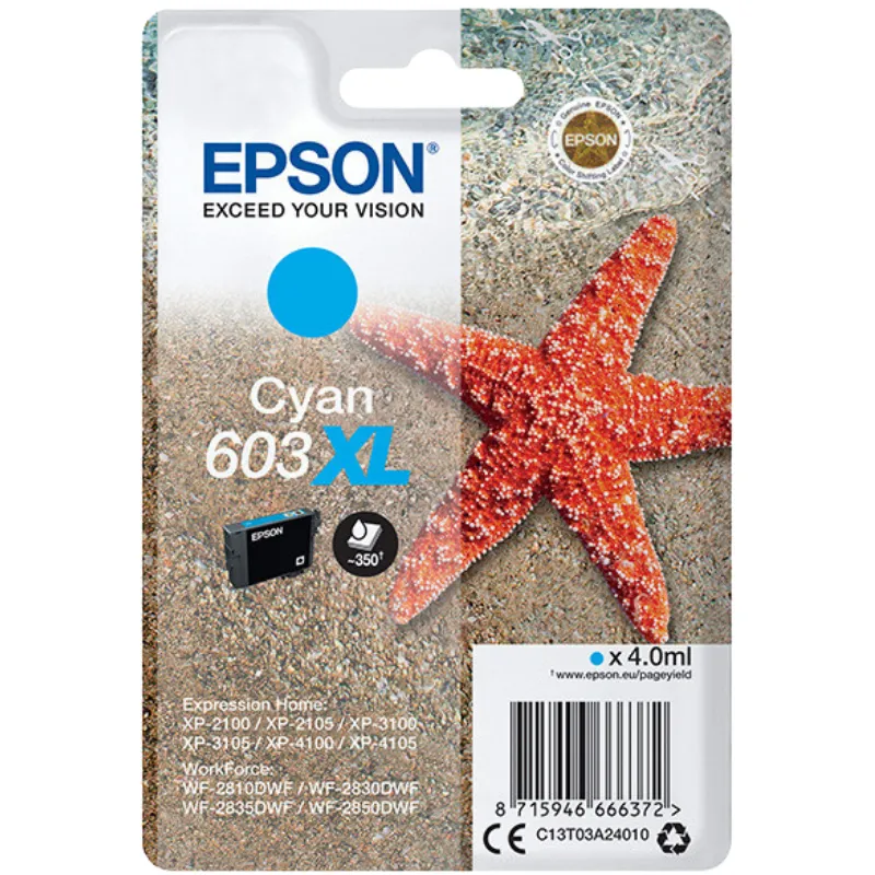Tinta (Epson) 603 CY XL / C13T03A24010