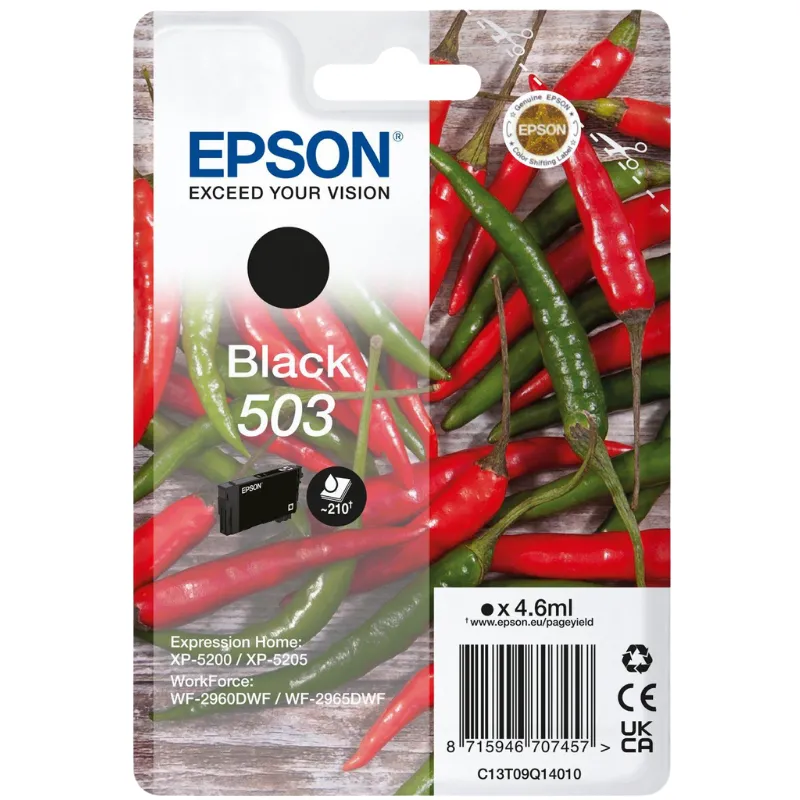 Tinta (Epson) 503 BK / C13T09Q14010