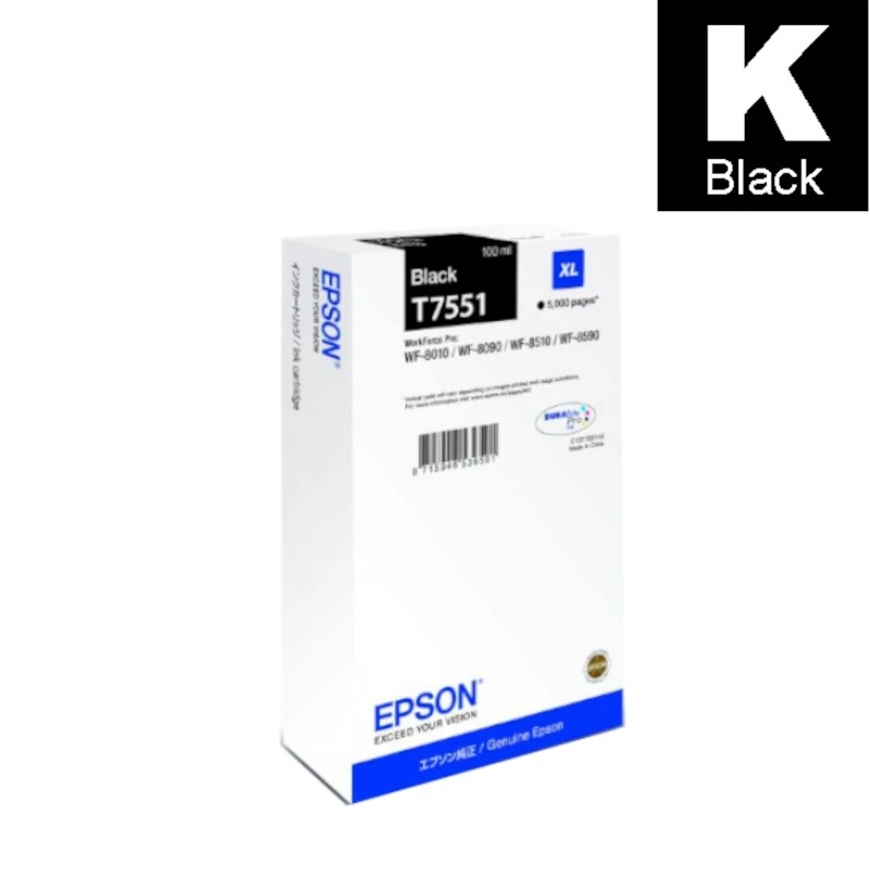 Tinta (Epson) T-7551 BK / C13T755140
