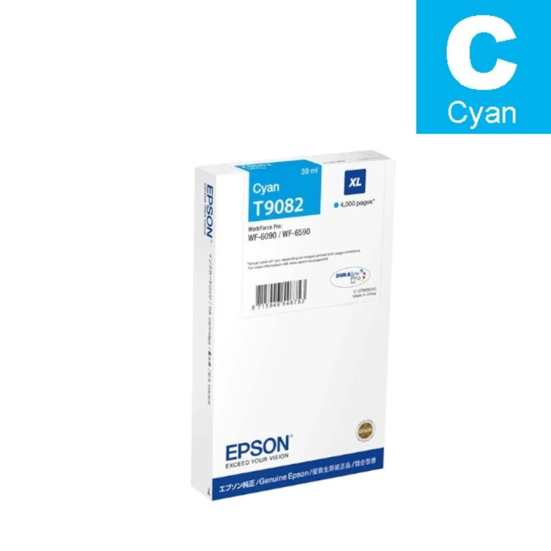 Tinta (Epson) T-9082 CY XL / C13T908240