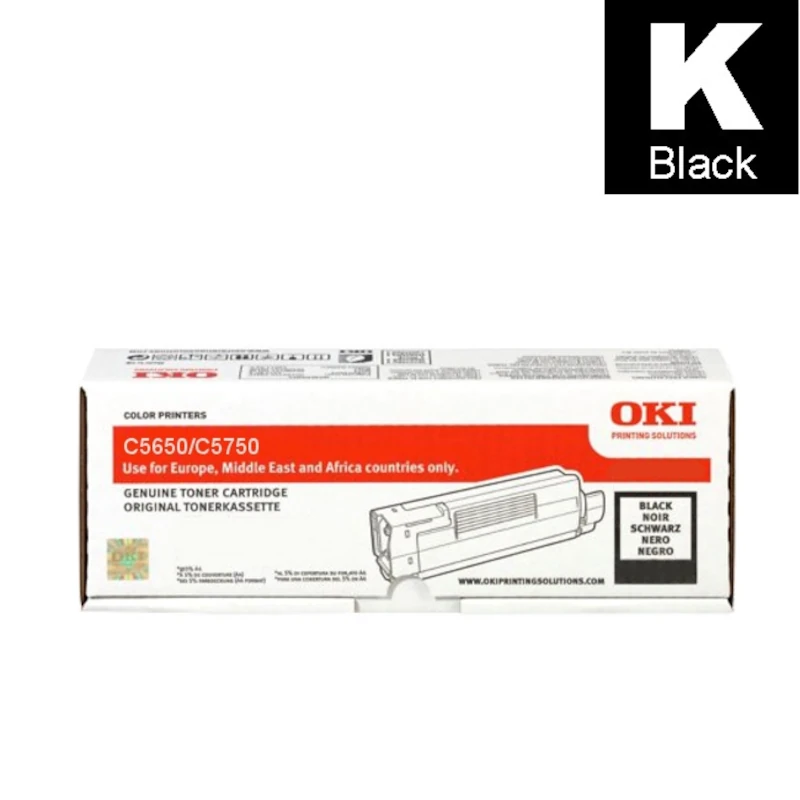 Toner (Oki) C-5650 BK / 43865708