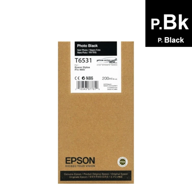 Tinta (Epson) T-6531 PBK / C13T653100