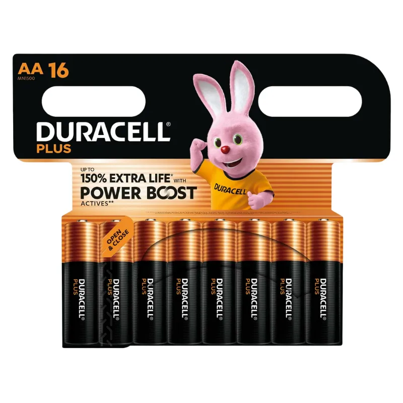 DURACELL Plus Boost AA MN1500 16KOM