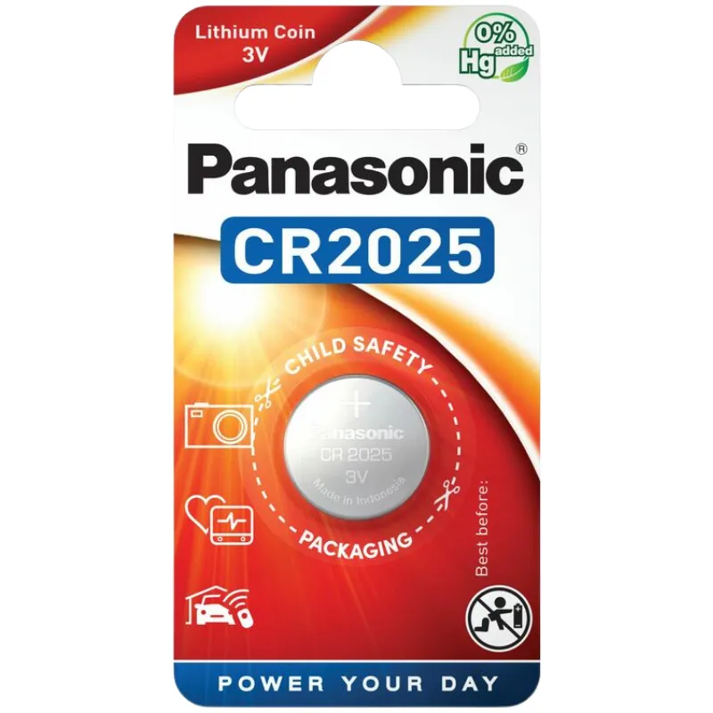 PANASONIC Lithium CR2025 1KOM