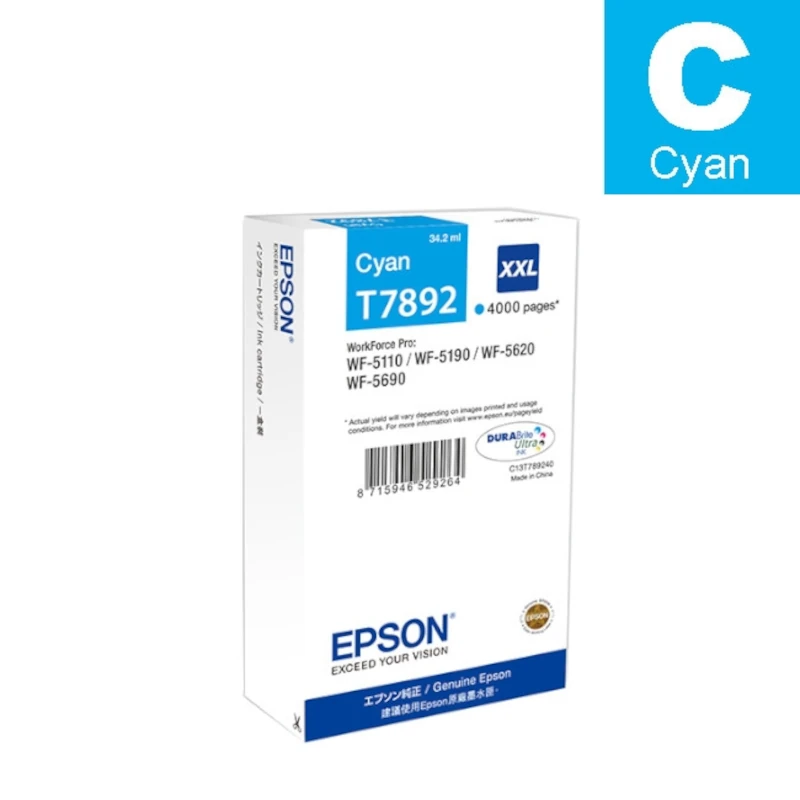 Tinta (Epson) T-7892 CY / C13T789240