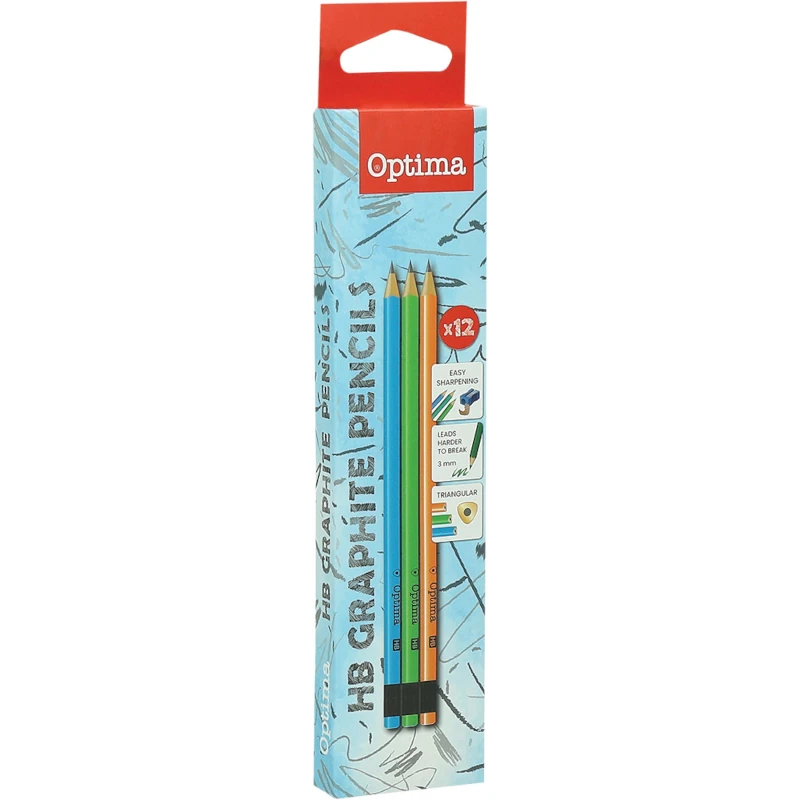 Ol.graf.HB OPTIMA trokutasta s gumicom 100149 P12/144/1728