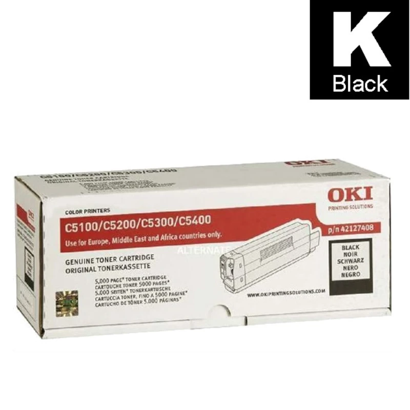 Toner (Oki) C-5100 BK / 42127408