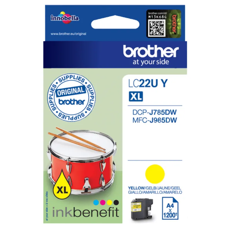 Tinta (Brother) LC-22 YE U / LC22UY