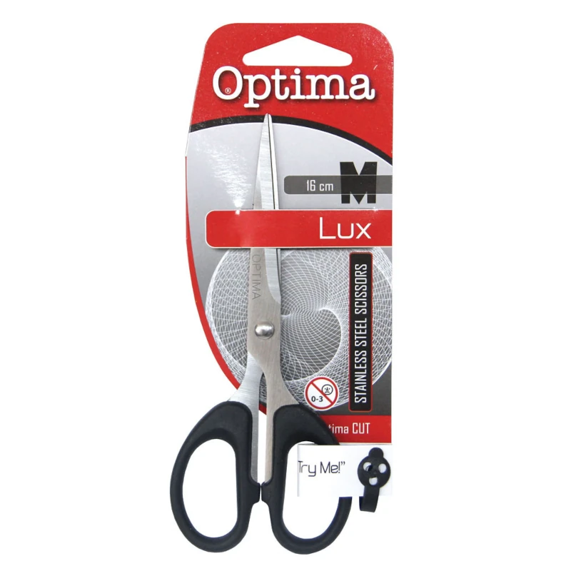 Škare OPTIMA Lux  M srednje 16cm 26505 P12/240