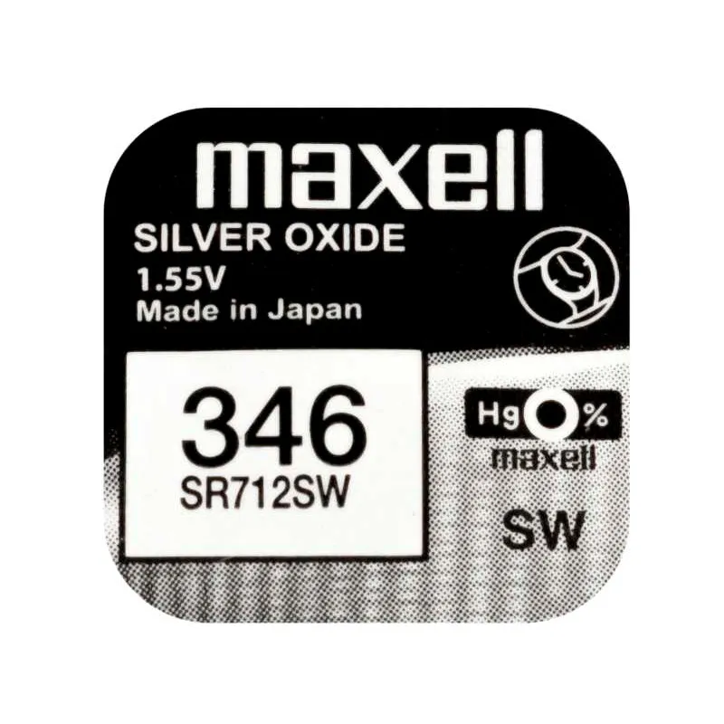 Baterija (Maxell) Silver Oxide 346 | SR712SW | 628 /1KOM